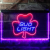 Bud Light Shamrock LED Sign Home Bar Decor