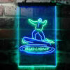 Bud Light Snowboarder LED Sign Home Bar Decor