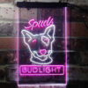 Bud Light Spuds MacKenzie Dog Neon Light LED Sign Home Bar Decor