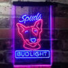 Bud Light Spuds MacKenzie Dog Neon Light LED Sign Home Bar Decor