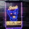 Bud Light Spuds MacKenzie Dog Neon Light LED Sign Home Bar Decor