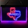 Bud Light Texas Star Home Bar Neon Light LED Sign Man Cave Decor