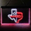 Bud Light Texas Star Home Bar Neon Light LED Sign Man Cave Decor