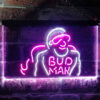 Bud Man LED Sign Man Cave Home Bar Pub Decor