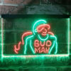 Bud Man LED Sign Man Cave Home Bar Pub Decor