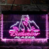 Budweiser Alsaka Polar Bear LED Sign Home Bar Decor