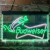 Budweiser Bow Tie Fishing LED Sign Home Bar Decor