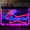 Budweiser Bow Tie Fishing LED Sign Home Bar Decor