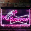 Budweiser Bow Tie Fishing LED Sign Home Bar Decor