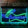 Budweiser Bow Tie Fishing LED Sign Home Bar Decor