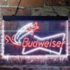 Budweiser Bow Tie Fishing LED Sign Home Bar Decor