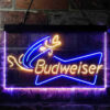 Budweiser Bow Tie Fishing LED Sign Home Bar Decor