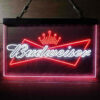 Budweiser Bowtie Crown LED Sign Man Cave Home Bar Pub Decor