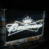 Budweiser Bowtie Crown LED Sign Man Cave Home Bar Pub Decor