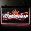 Budweiser Bowtie Crown LED Sign Man Cave Home Bar Pub Decor