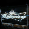 Budweiser Bowtie Crown LED Sign Man Cave Home Bar Pub Decor