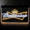 Budweiser Bowtie Crown LED Sign Man Cave Home Bar Pub Decor