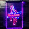 Budweiser Clydesdale Horse Home Bar Neon Light LED Sign Man Cave Decor