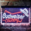 Budweiser Country Cowboys Bowtie Hat LED Sign Home Bar Decor