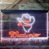 Budweiser Cowboy LED Sign Man Cave Home Bar Pub Decor