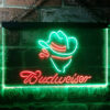 Budweiser Cowboy LED Sign Man Cave Home Bar Pub Decor