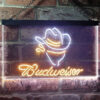 Budweiser Cowboy LED Sign Man Cave Home Bar Pub Decor