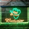 Budweiser Cowboy LED Sign Man Cave Home Bar Pub Decor