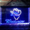 Budweiser Cowboy LED Sign Man Cave Home Bar Pub Decor