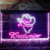 Budweiser Cowboy LED Sign Man Cave Home Bar Pub Decor