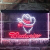 Budweiser Cowboy LED Sign Man Cave Home Bar Pub Decor