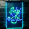 Budweiser Cowboy Play Guitar Home Bar Neon Light LED Sign Man Cave Decor