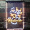 Budweiser Cowboy Play Guitar Home Bar Neon Light LED Sign Man Cave Decor