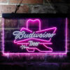 Budweiser Cowboys Boot LED Sign Man Cave Home Bar Pub Decor