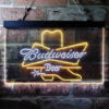 Budweiser Cowboys Boot LED Sign Man Cave Home Bar Pub Decor