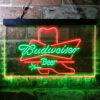 Budweiser Cowboys Boot LED Sign Man Cave Home Bar Pub Decor