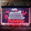 Budweiser Cruise Ship Boat LED Sign Home Bar Decor