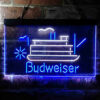 Budweiser Cruise Ship Boat LED Sign Home Bar Decor