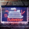 Budweiser Cruise Ship Boat LED Sign Home Bar Decor