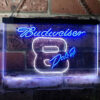 Budweiser Dale Jr. #8 Racing Car Bar Decor LED Sign Man Cave Decor