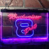 Budweiser Dale Jr. #8 Racing Car Bar Decor LED Sign Man Cave Decor