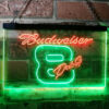 Budweiser Dale Jr. #8 Racing Car Bar Decor LED Sign Man Cave Decor