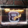 Budweiser Dale Jr. #8 Racing Car Bar Decor LED Sign Man Cave Decor