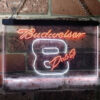 Budweiser Dale Jr. #8 Racing Car Bar Decor LED Sign Man Cave Decor