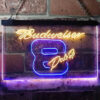 Budweiser Dale Jr. #8 Racing Car Bar Decor LED Sign Man Cave Decor