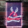 Budweiser Deer Hunting Cabin LED Sign Home Bar Decor