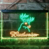 Budweiser Deer Hurt Home Bar Neon Light LED Sign Man Cave Decor