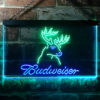 Budweiser Deer Hurt Home Bar Neon Light LED Sign Man Cave Decor