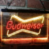 Budweiser Double Bar Neon Light LED Sign Man Cave Decor