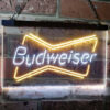 Budweiser Double Bar Neon Light LED Sign Man Cave Decor