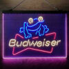 Budweiser Frog 3-Color LED Sign Man Cave Home Bar Pub Decor